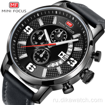 Модные мужские наручные часы MINI FOCUS Кварцевые наручные часы